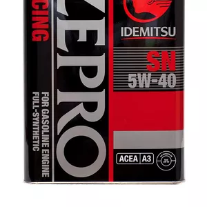 моторное масло Idemitsu Zepro Racing 5W40 SN