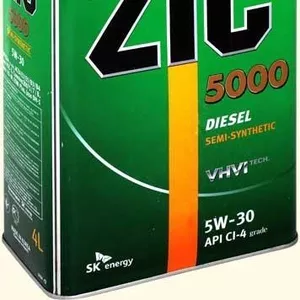 Продам моторное масло ZIC 5000 5w30 CI-4