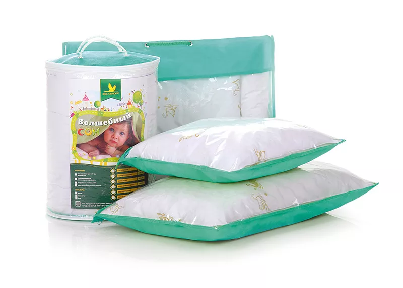 Детские комплекты (одеяла,  подушки,  наматрасники)