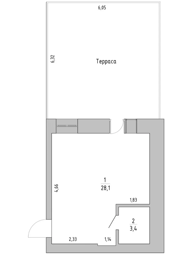 Продам 1-комнатную квартиру  (вторичное) в Томском районе(п.Ключи)