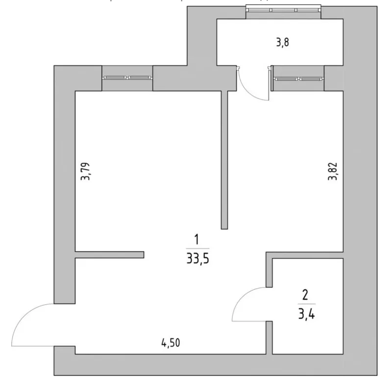 Продам 2-комнатную квартиру  (вторичное) в Томском районе(п.Ключи) евр 7